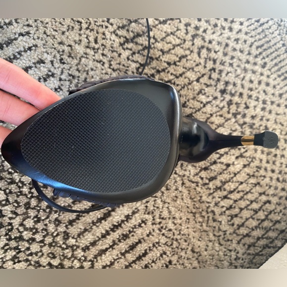 TOM FORD Pleated Satin Ankle-Wrap Platform Sandals - Black Size 37 NWT - Picture 17 of 17